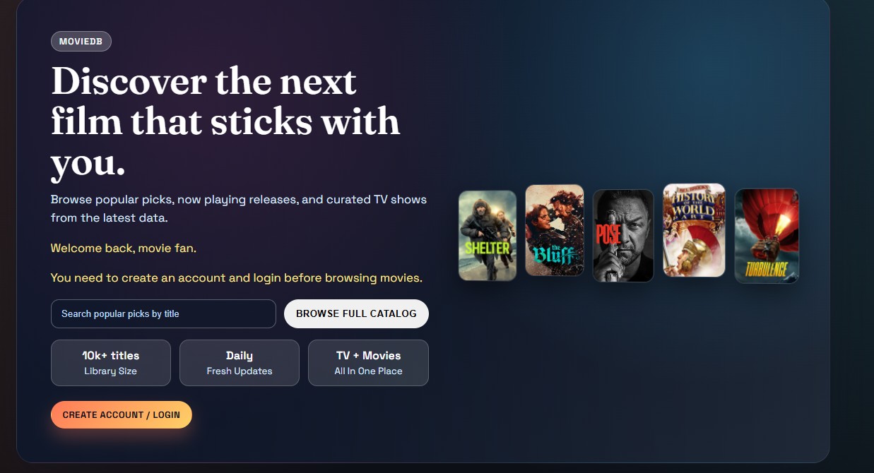 Movie trailers and Movies like Netflix
